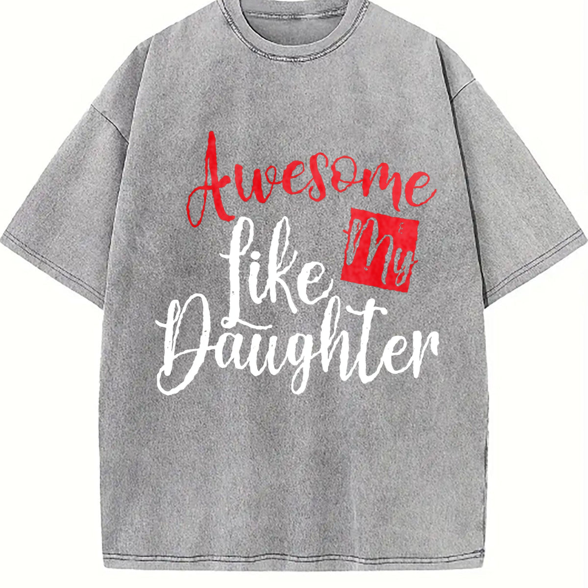 Funny Daughter Wife Slogan Vintage Washed T-Shirt product image 5