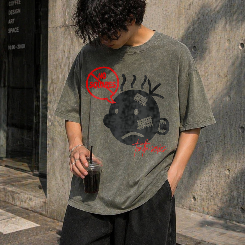 No Squares Vintage Washed T-Shirt product image 11