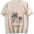 California - Surf Beach With Palm Trees Vintage Washed product image 1
