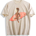 Curious Georgee Surfing - Black Vintage Washed T-Shirt product image 1