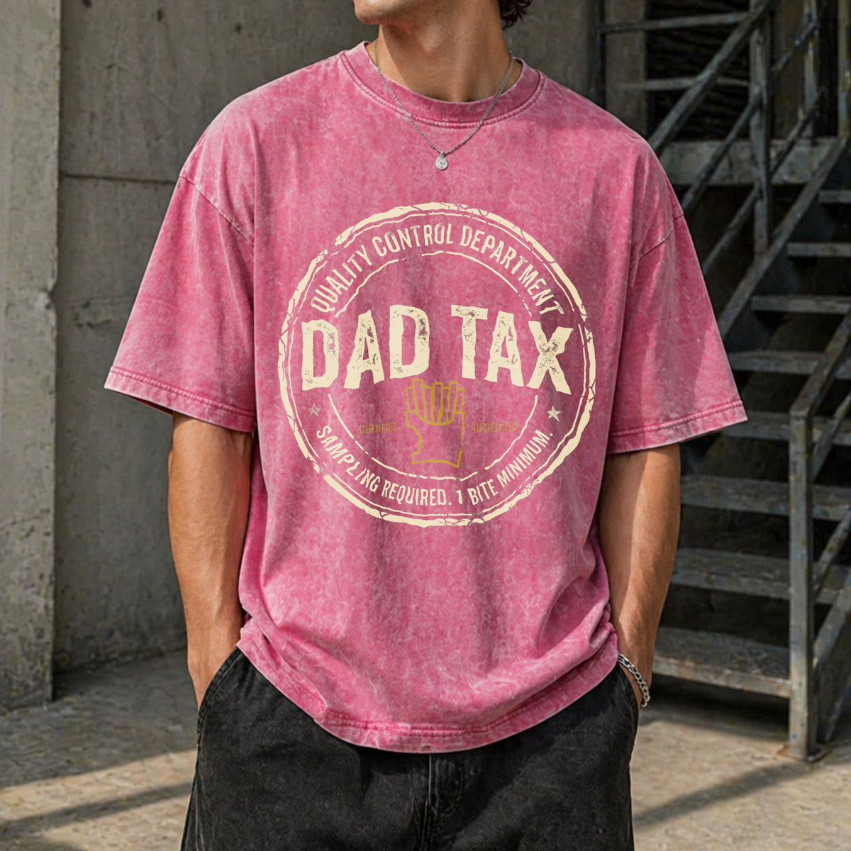 Dad Tax Vintage Washed T-Shirt product image 7