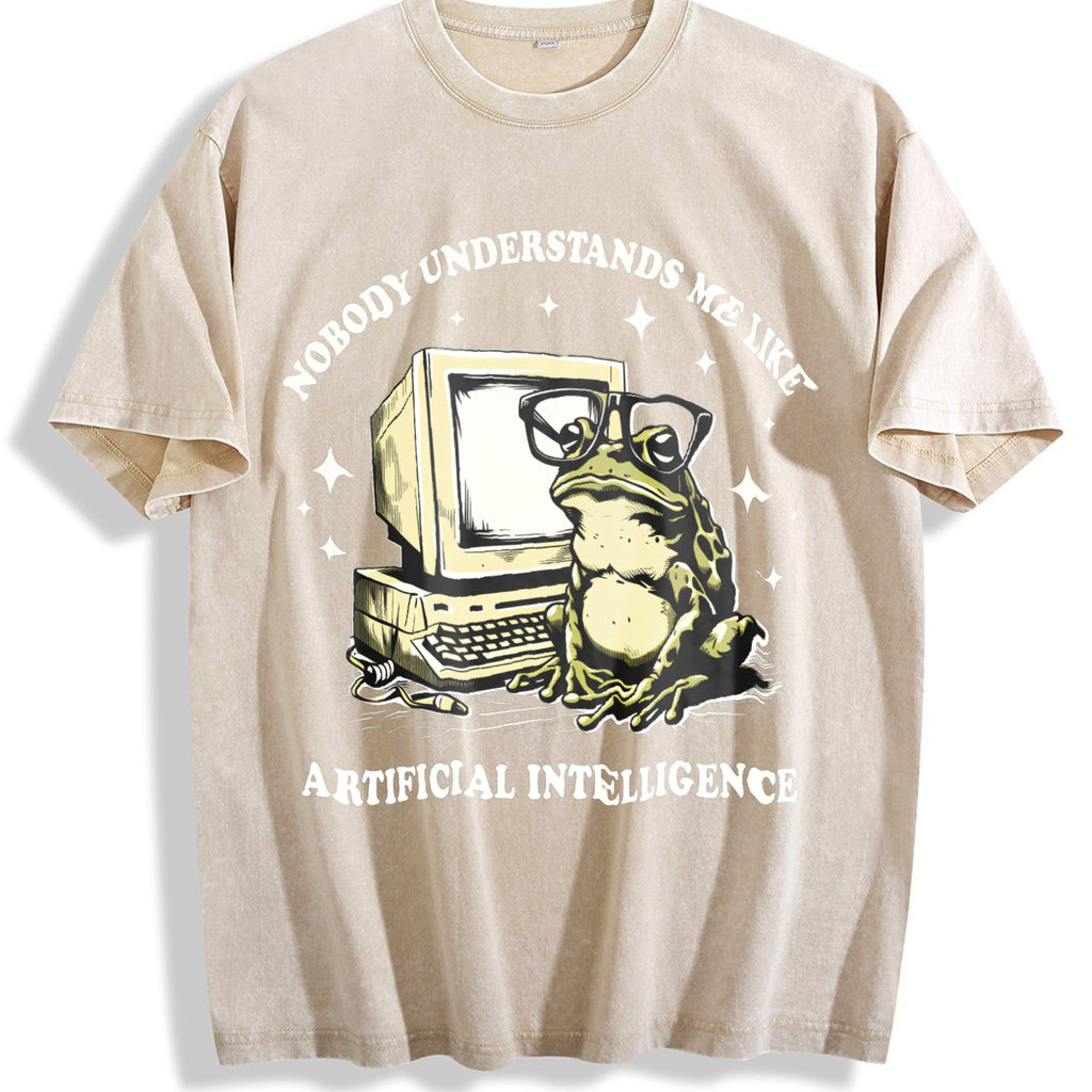 Funny Popular Ai Vintage Washed T-Shirt product image 1