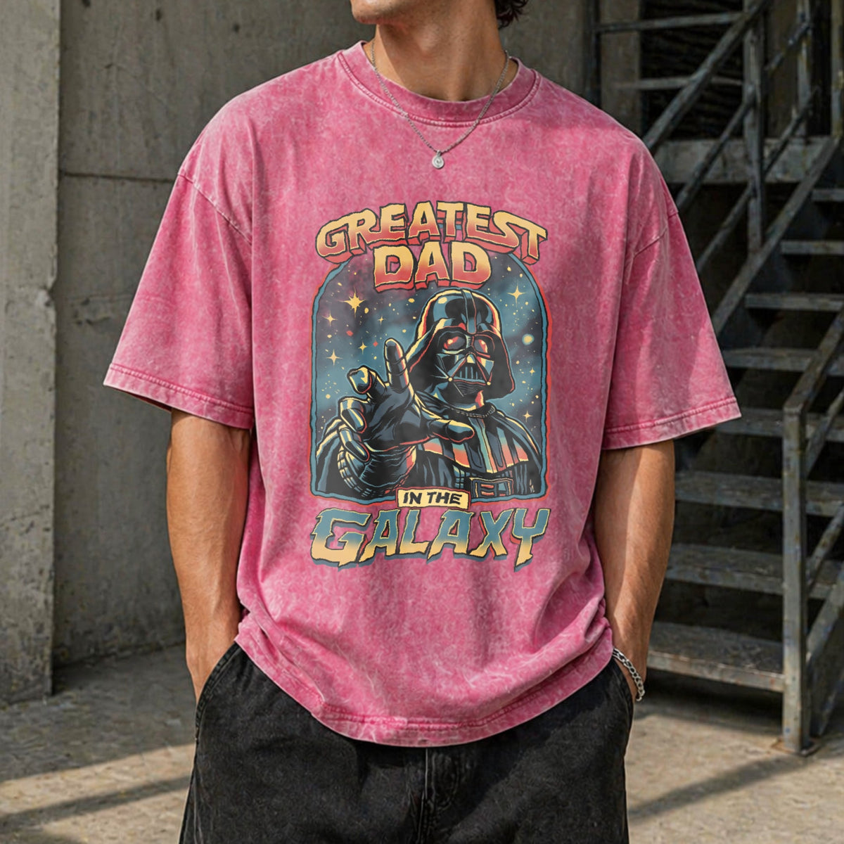 Darth Vader Greatest Dad In The Galaxy Vintage Washed product image 7