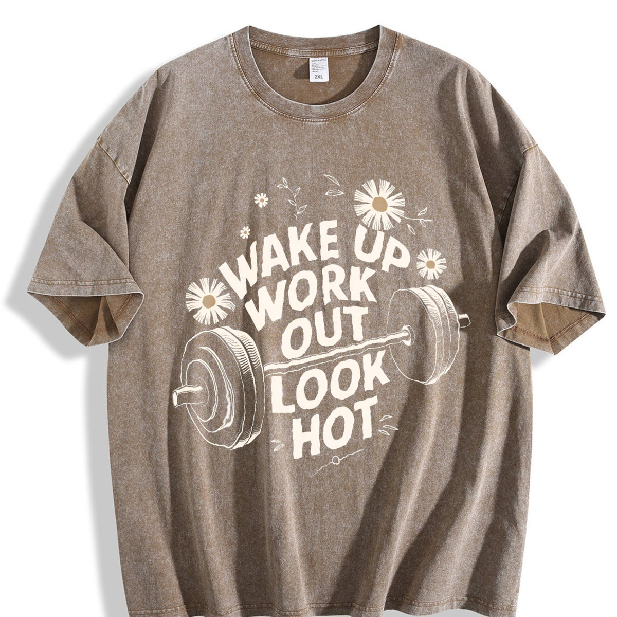 Gym Motivation Vintage Washed T-Shirt product image 3