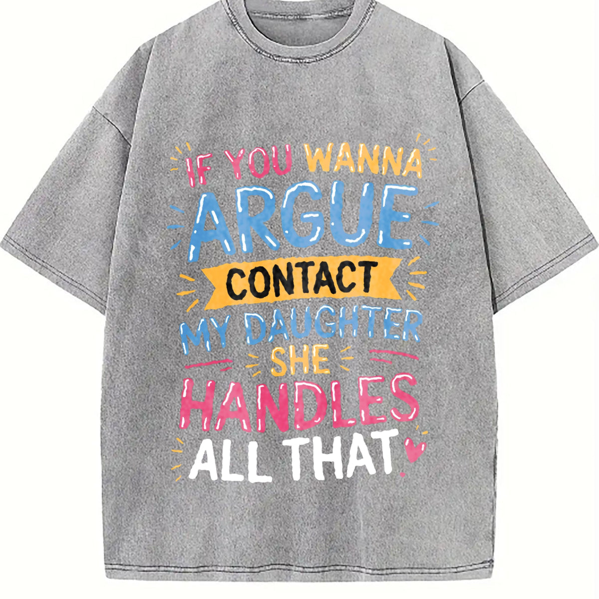 Any Disputes Vintage Washed T-Shirt product image 5