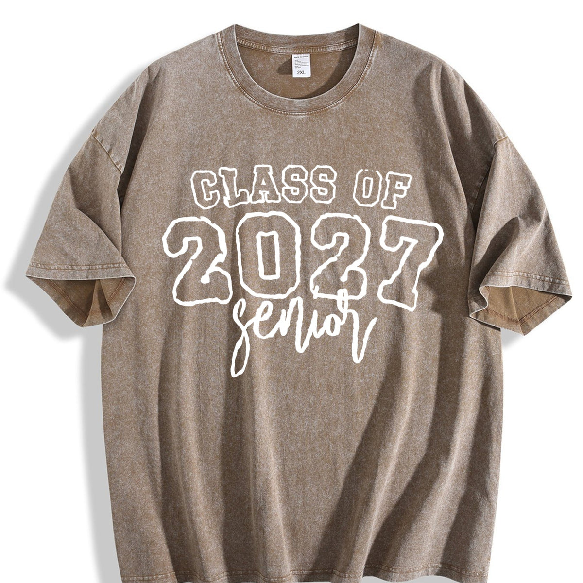 Class of 2027 Senior Vintage Washed T-Shirt product image 3