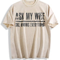 Funny Daughter Wife Slogan Vintage Washed T-Shirt product image 1