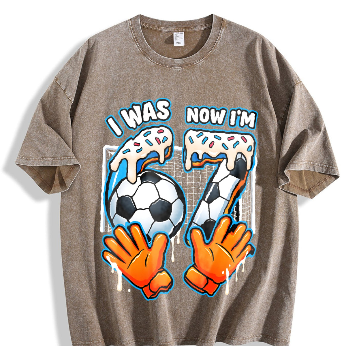 Global Soccer Fan Vintage Washed T-Shirt product image 3