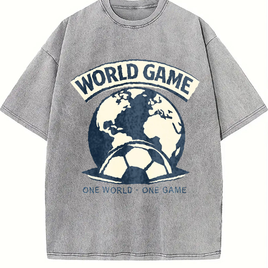 Global Soccer Fan Vintage Washed T-Shirt product image 5