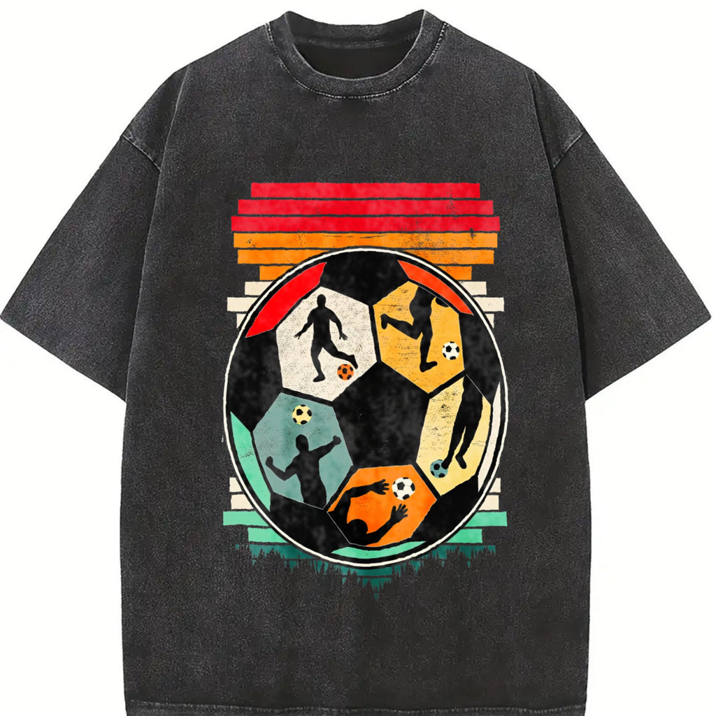 Global Soccer Fan Vintage Washed T-Shirt product image 2