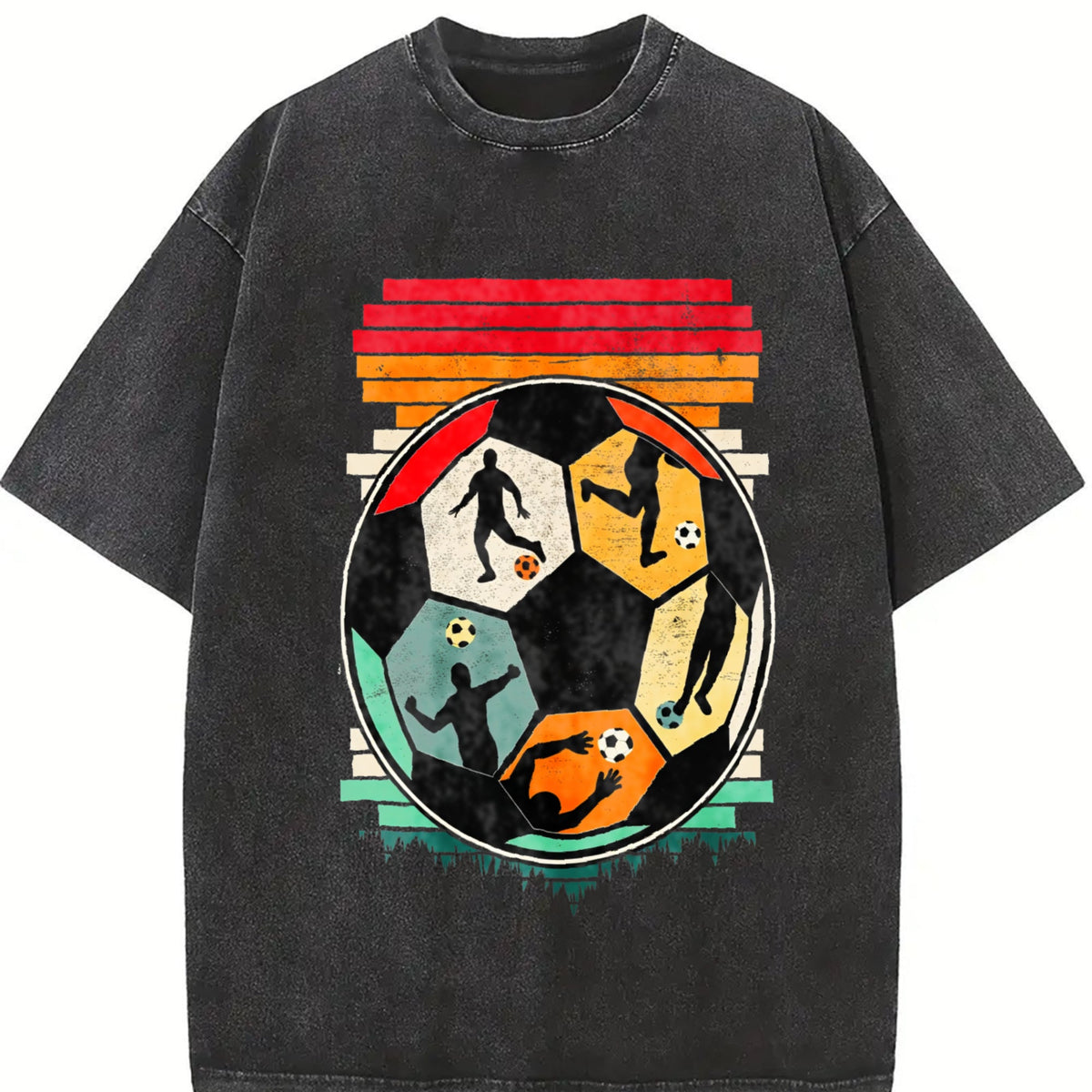 Global Soccer Fan Vintage Washed T-Shirt product image 2