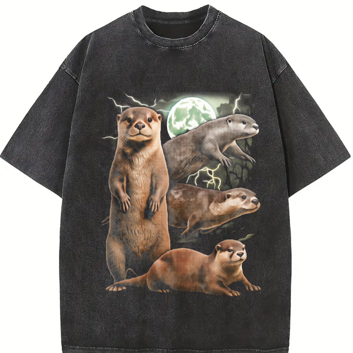 Otters 90s Vintage Washed T-Shirt product image 2