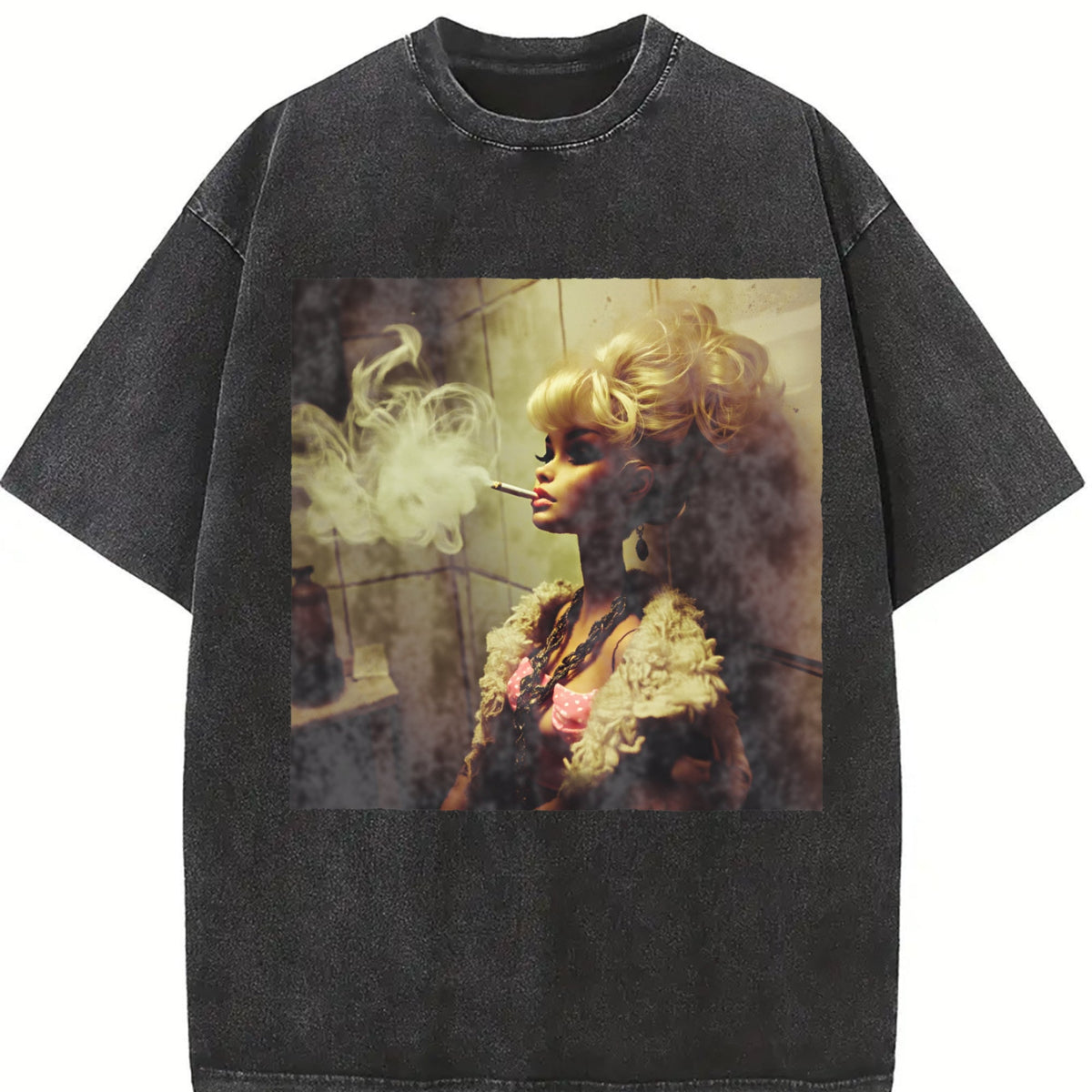Doll Taking a Break Vintage Washed T-Shirt product image 2