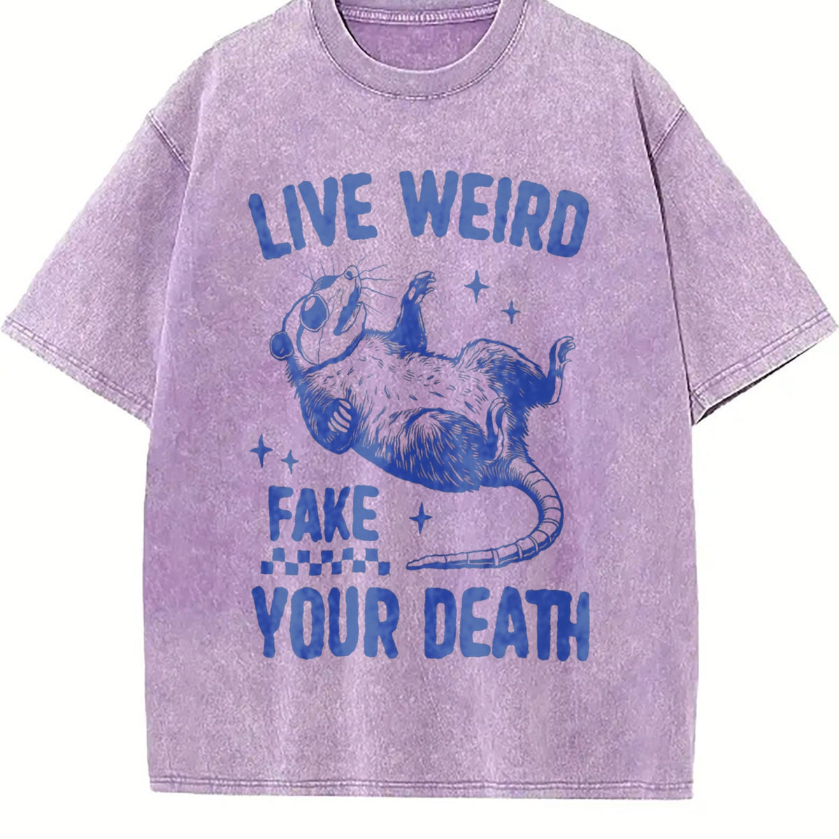 Sarcastic Possum 90s Vintage Washed T-Shirt product image 6