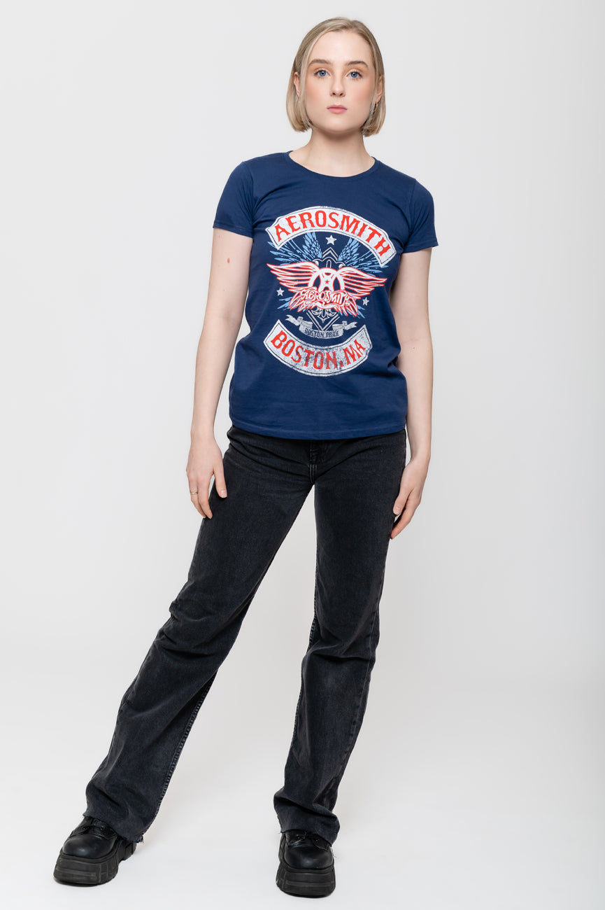 Aerosmith Boston Pride Skinny T Shirt product image 1