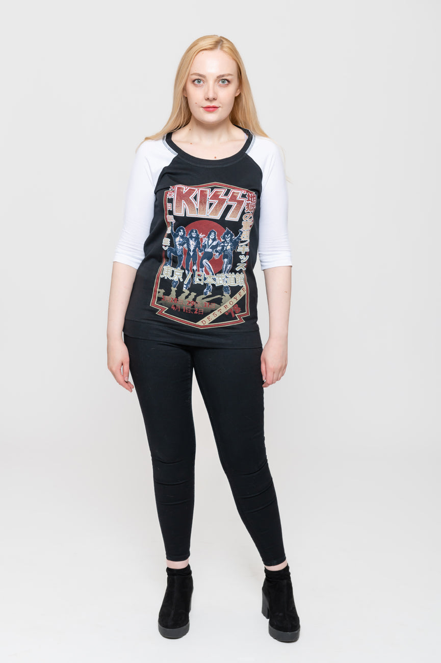 Kiss Destroyer Tour 1978 Raglan product image 2