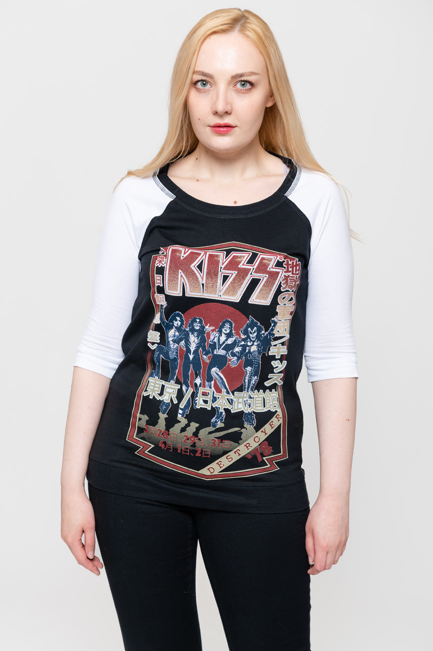 Kiss Destroyer Tour 1978 Raglan product image 1