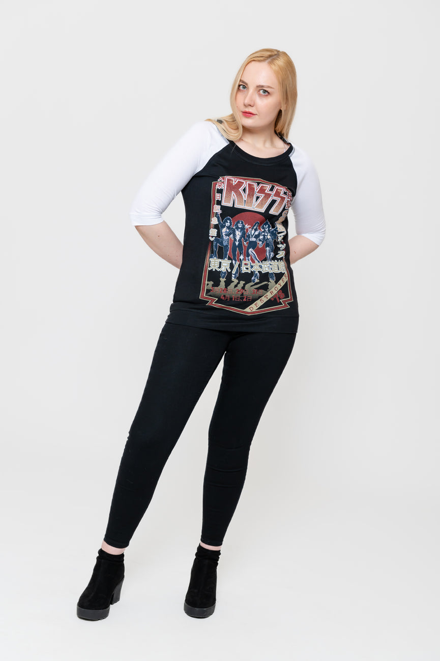 Kiss Destroyer Tour 1978 Raglan product image 5