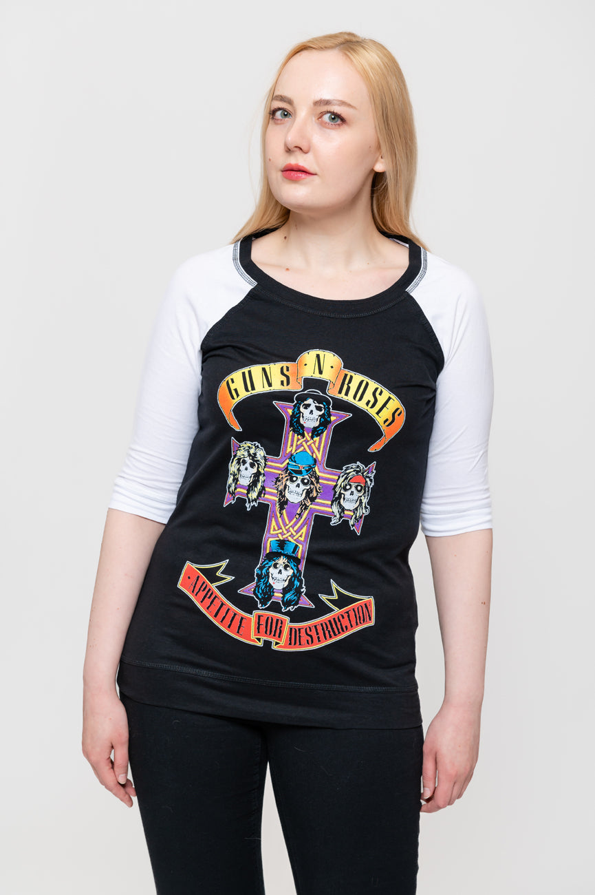 Guns N' Roses Appetite for Destruction Raglan product image 1