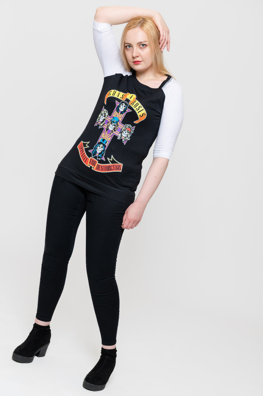 Guns N' Roses Appetite for Destruction Raglan product image 5