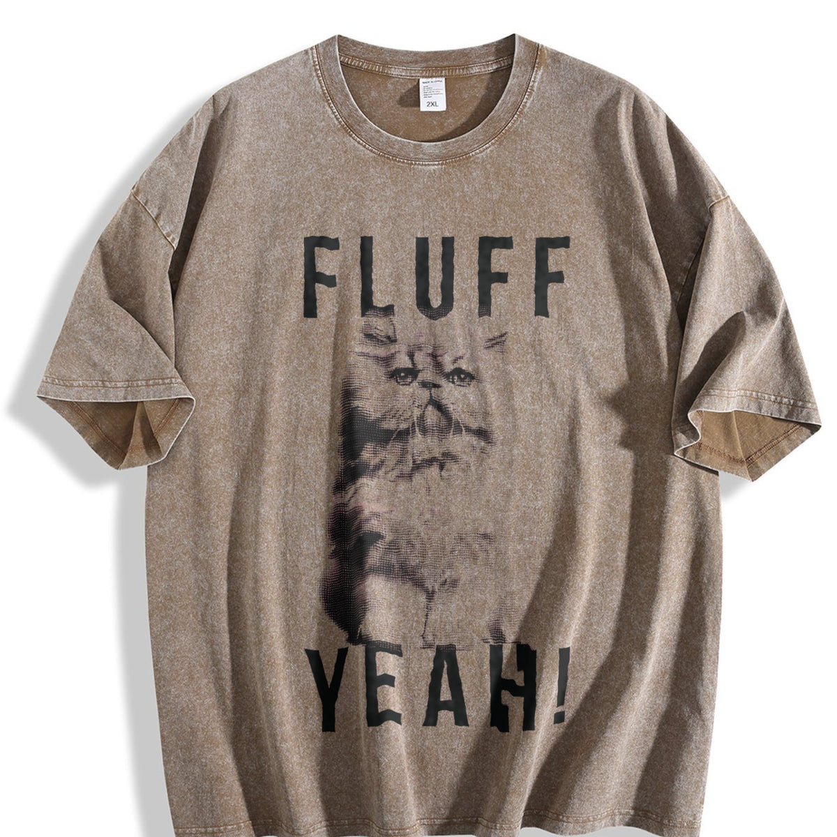 Fluff Yeah Funny Kitty Cat Animal Lover For Ladies Vintage product image 3