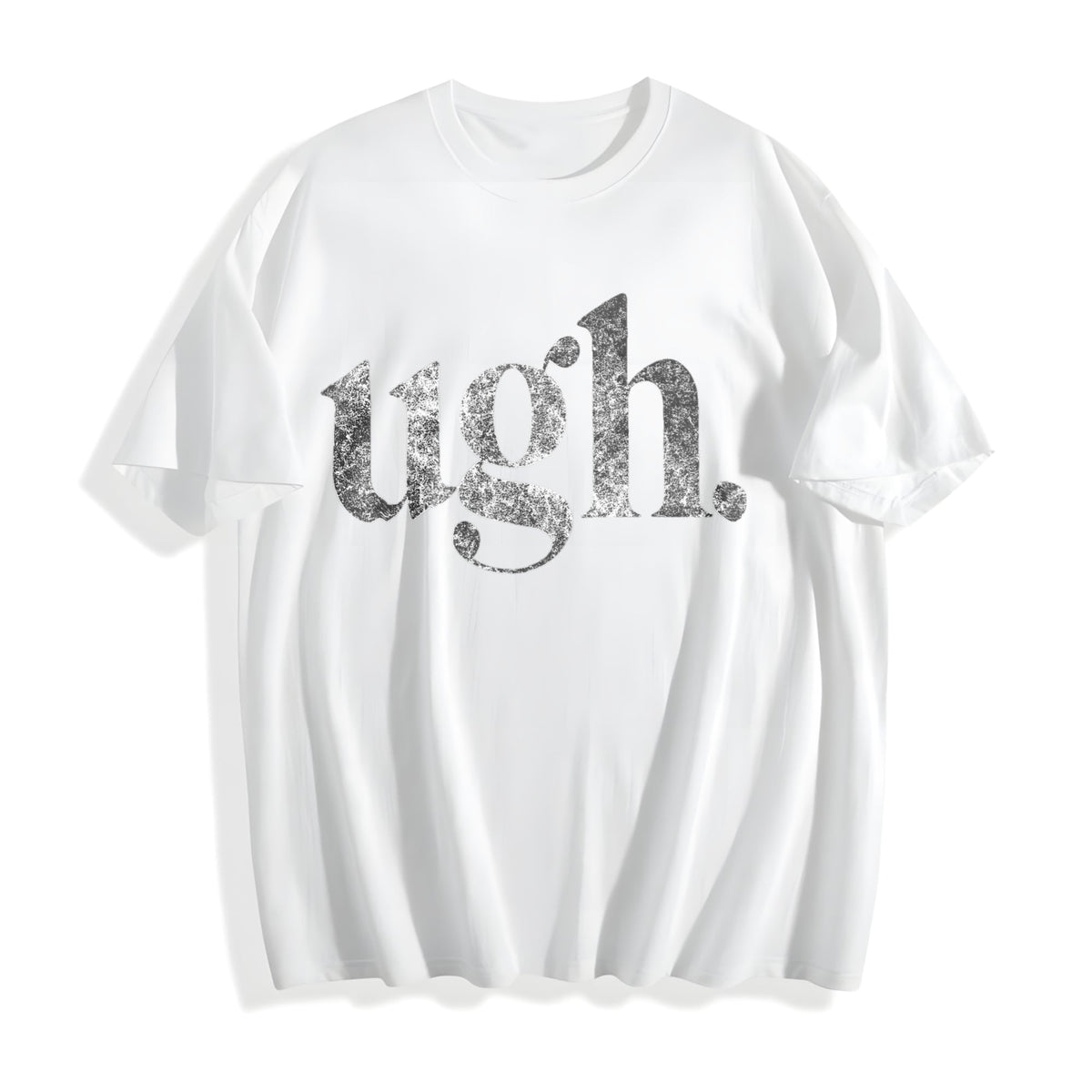 Ugh Funny Sarcastic Eye Roll Novelty Cute Ladies Cotton product image 2