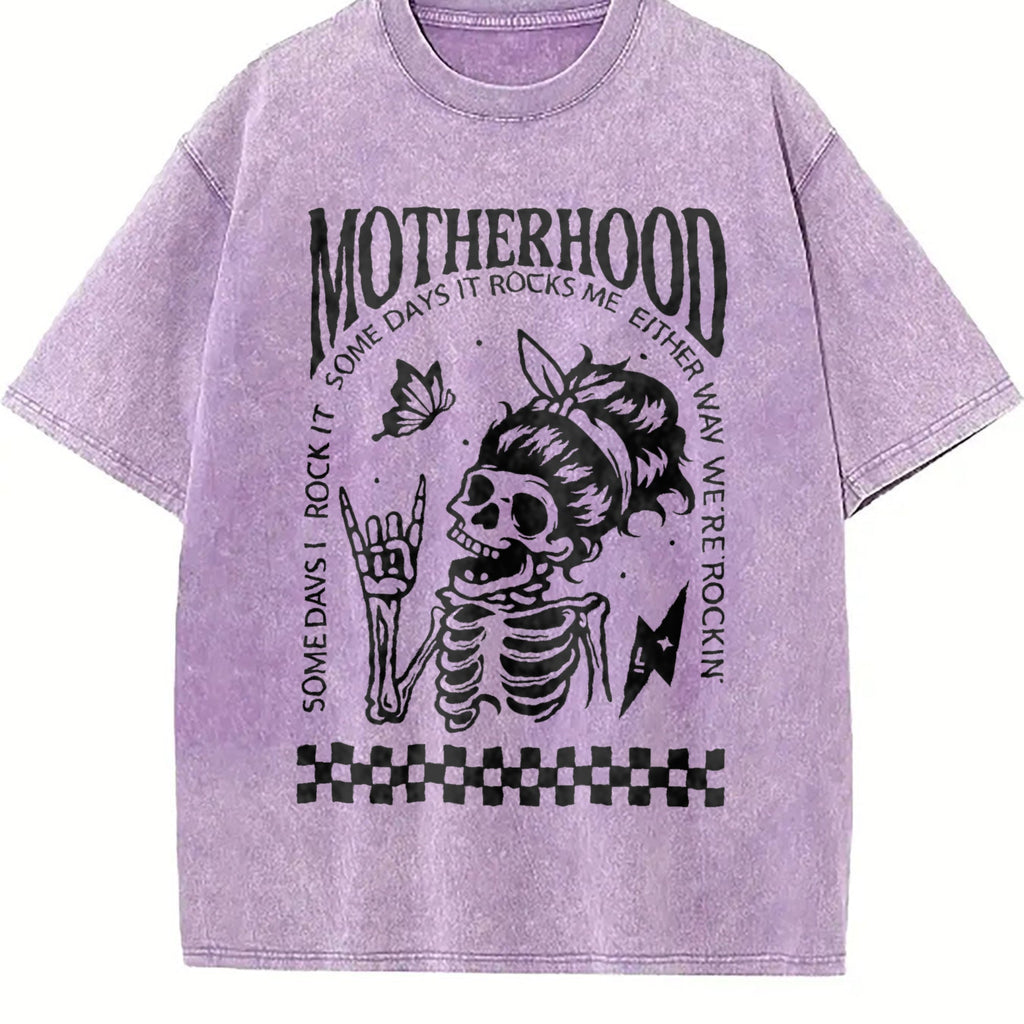 Motherhood: Sometimes I Rock It Vintage Washed T-Shirt product image 6