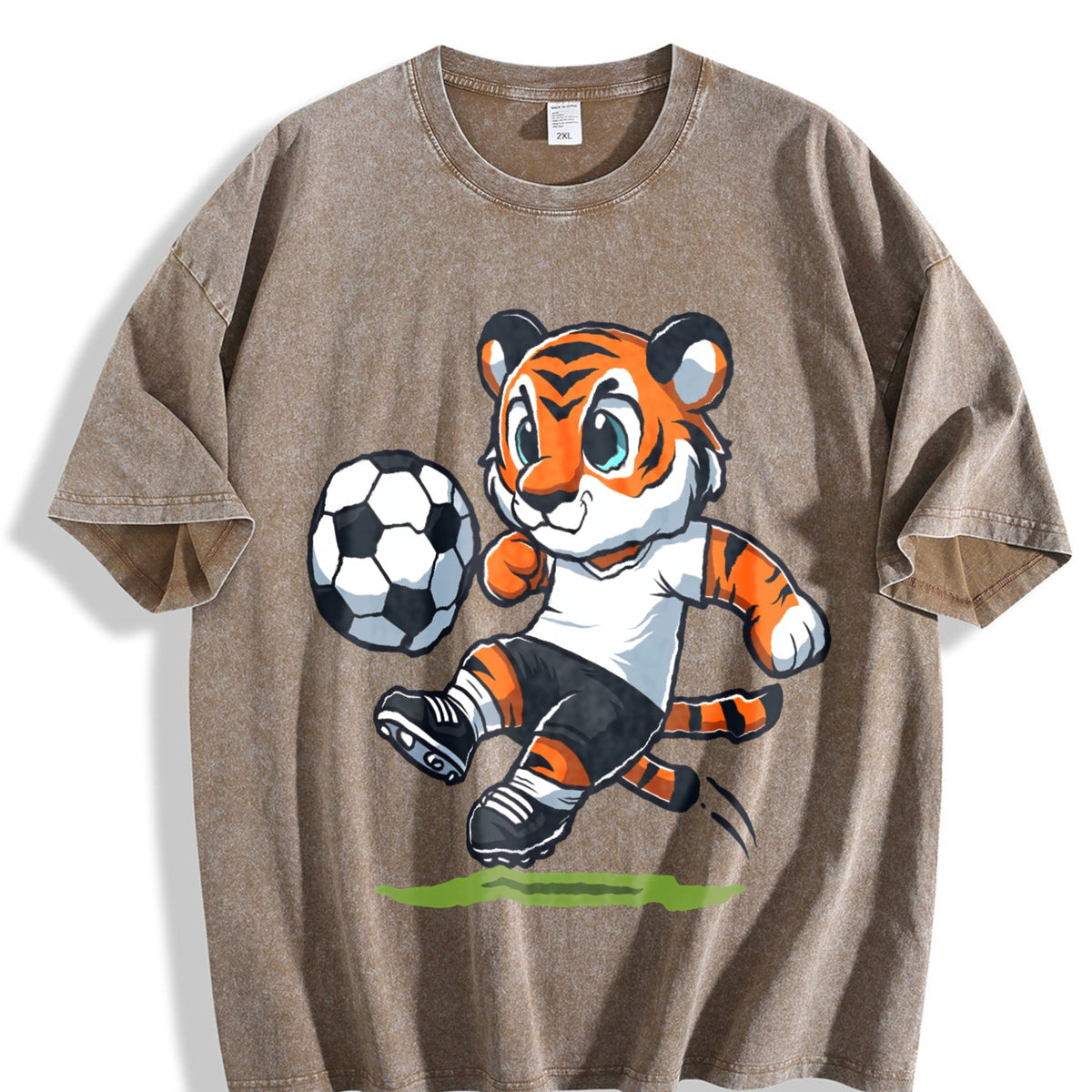 Global Soccer Fan Vintage Washed T-Shirt product image 3
