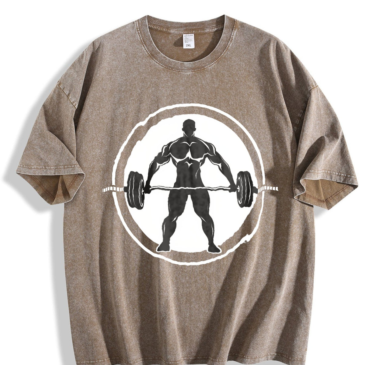 Gym Motivation Vintage Washed T-Shirt product image 3