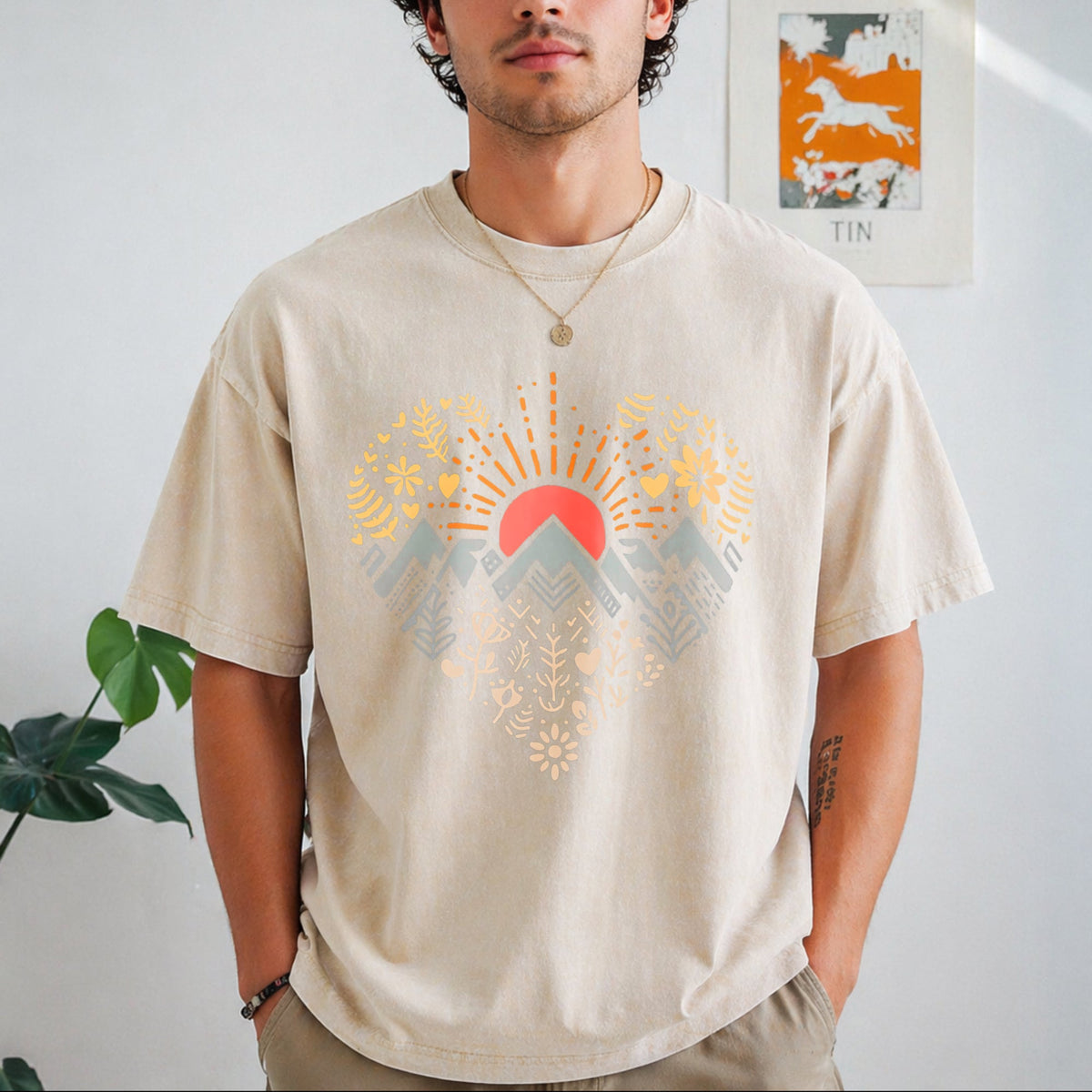 Mountain Heart Vintage Washed T-Shirt product image 1