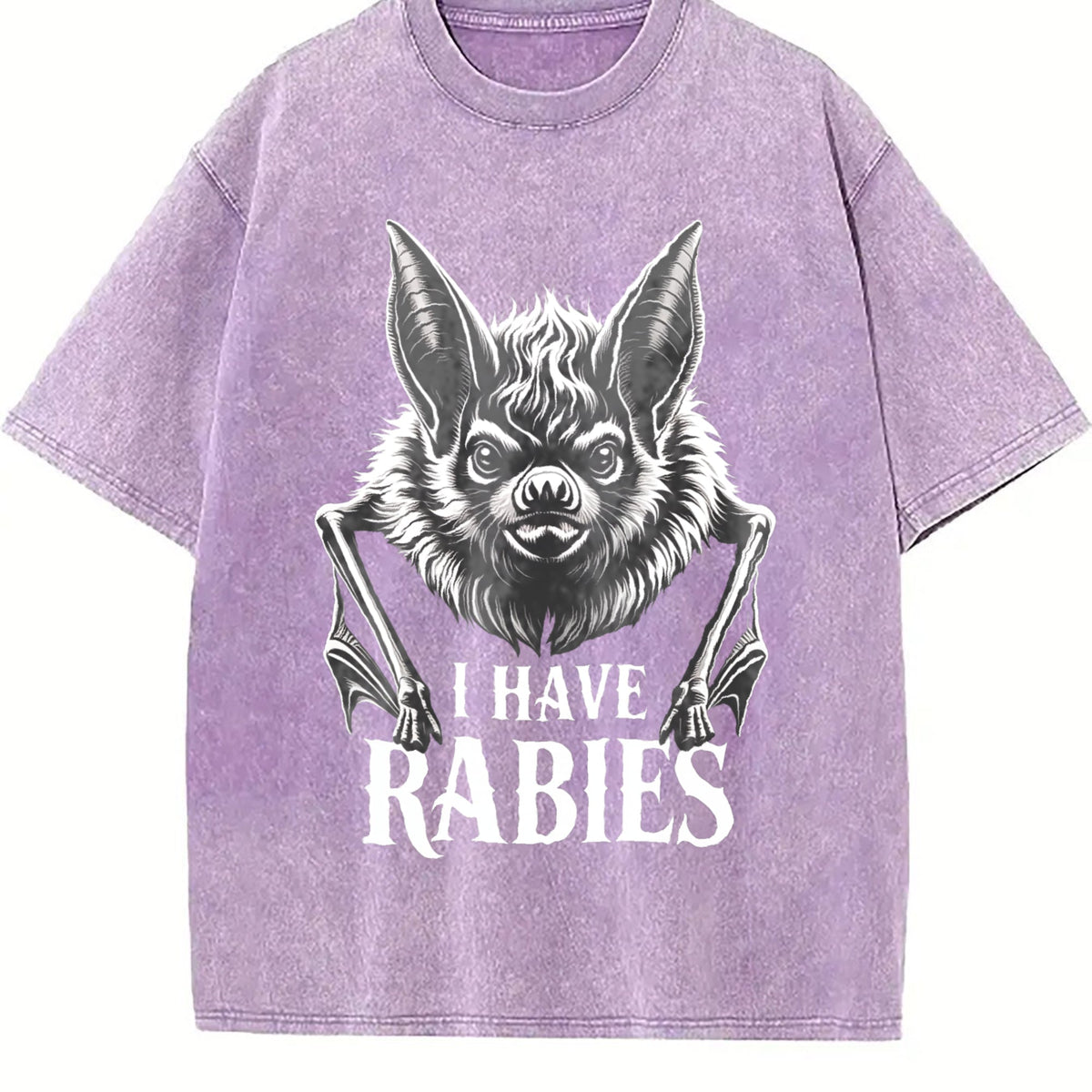 I Have Rabies Vintage Washed T-Shirt product image 6