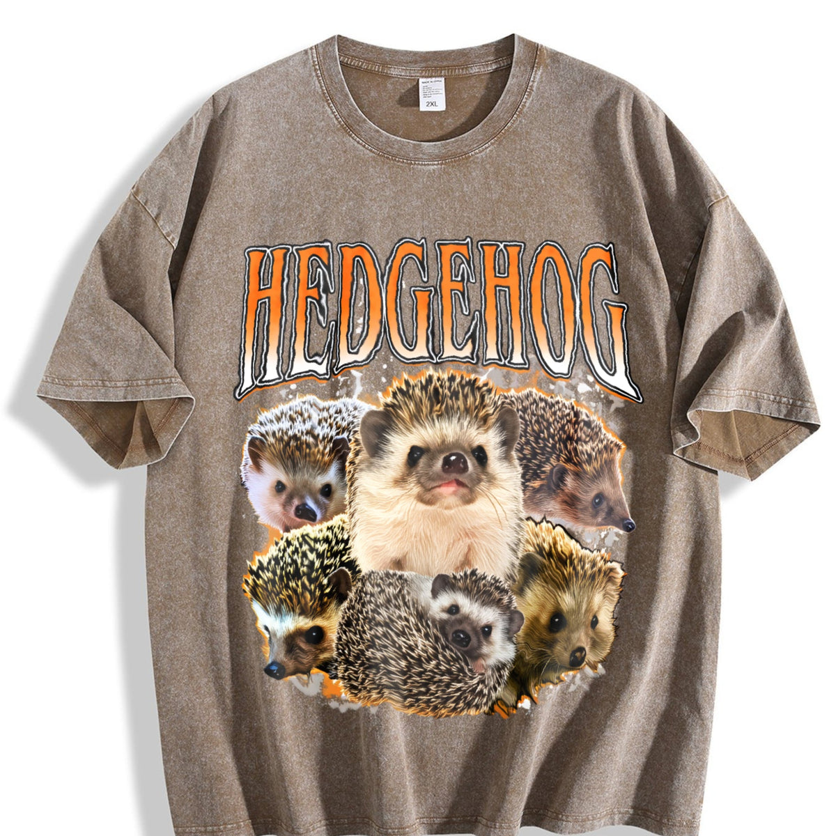 Hedgehog Vintage Washed T-Shirt product image 3