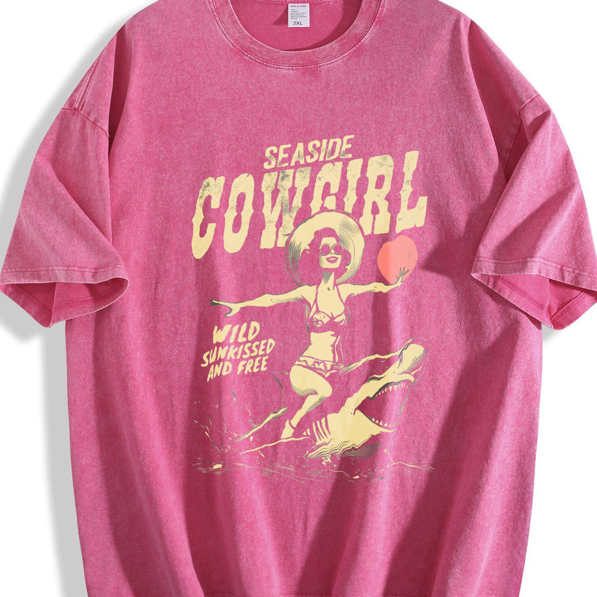 Seaside Cowgirl Vintage Washed T-Shirt product image 7