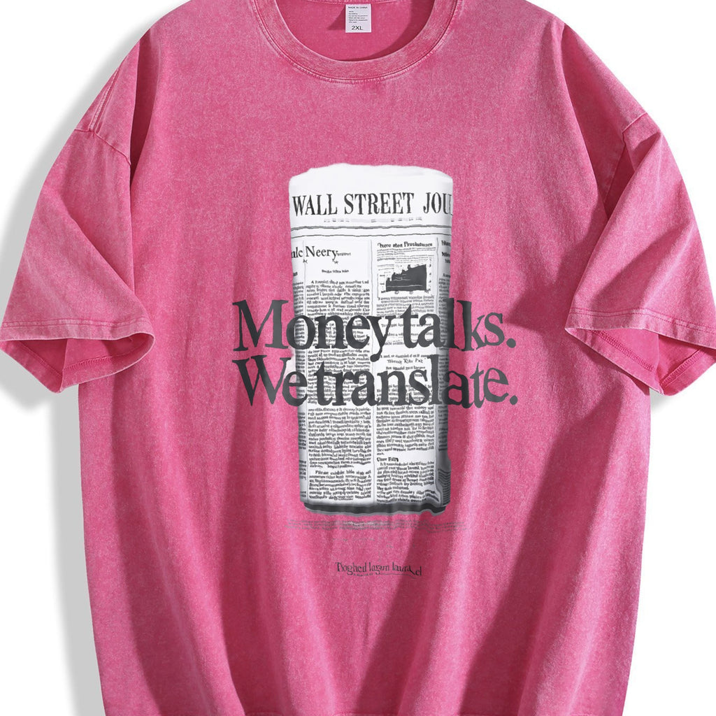 Wsj Money Talks We Translate Vintage Washed T-Shirt product image 7