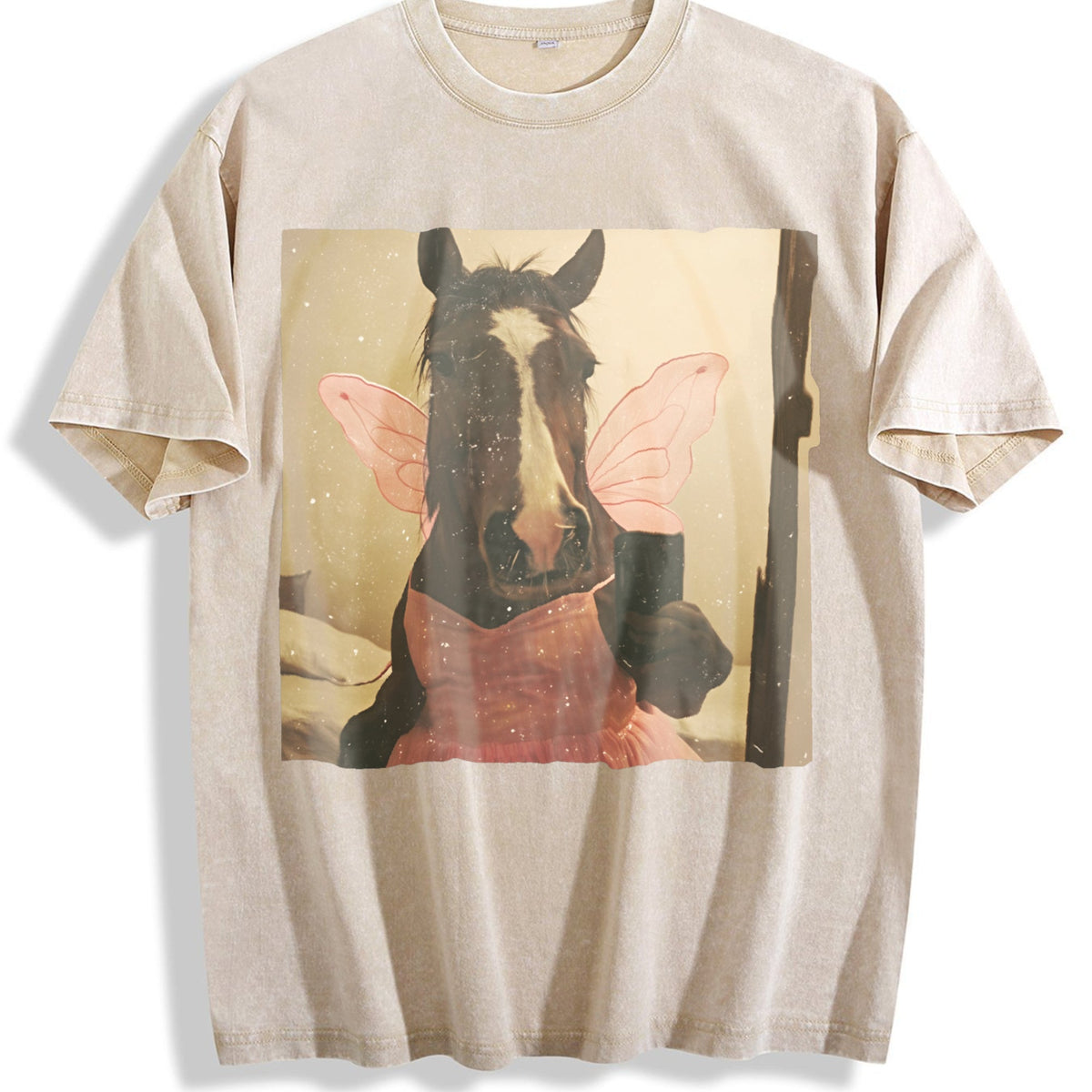 Patterned Vintage Washed T-Shirt product image 1