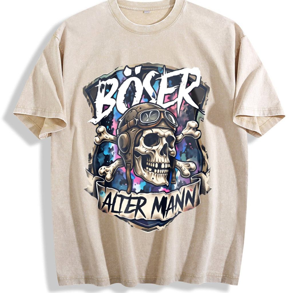 Evil Old Man Skull Y2K 100 Boxy Aesthetic Summer Vibes product image 1