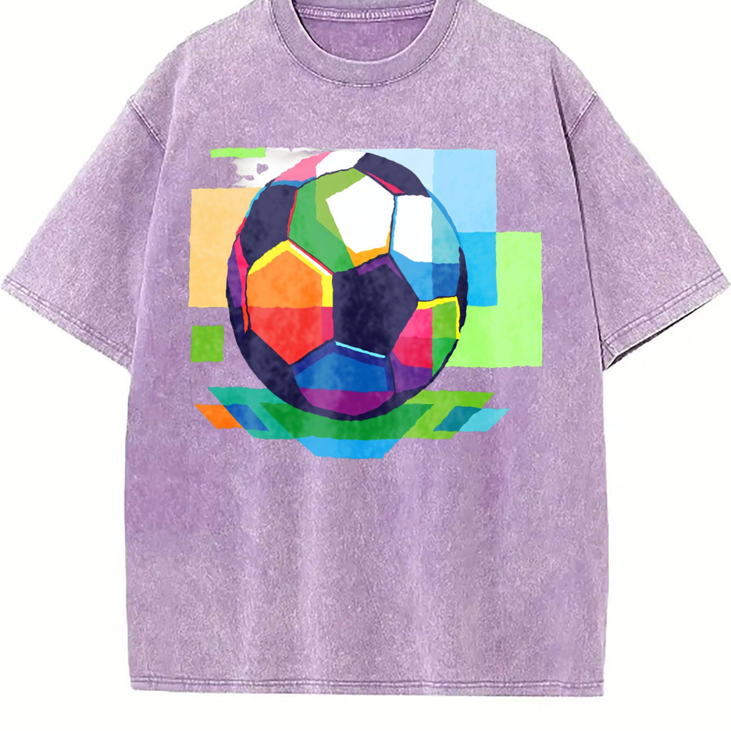 Global Soccer Fan Vintage Washed T-Shirt product image 6