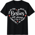 Besties Connected By Heart Cotton T-Shirt product image 1