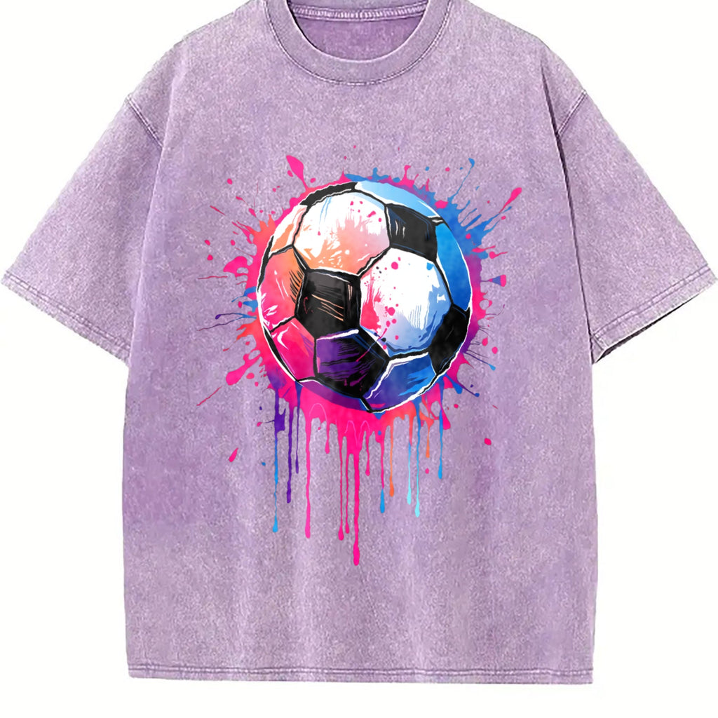 Global Soccer Fan Vintage Washed T-Shirt product image 6