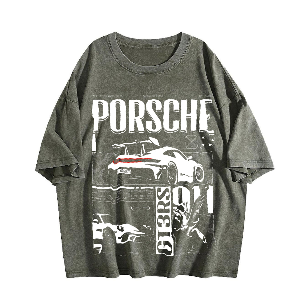 911 GT3RS Vintage Washed T-Shirt product image 4