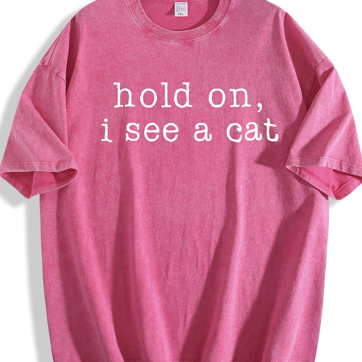 Hold On I See A Cat Vintage Washed T-Shirt product image 7