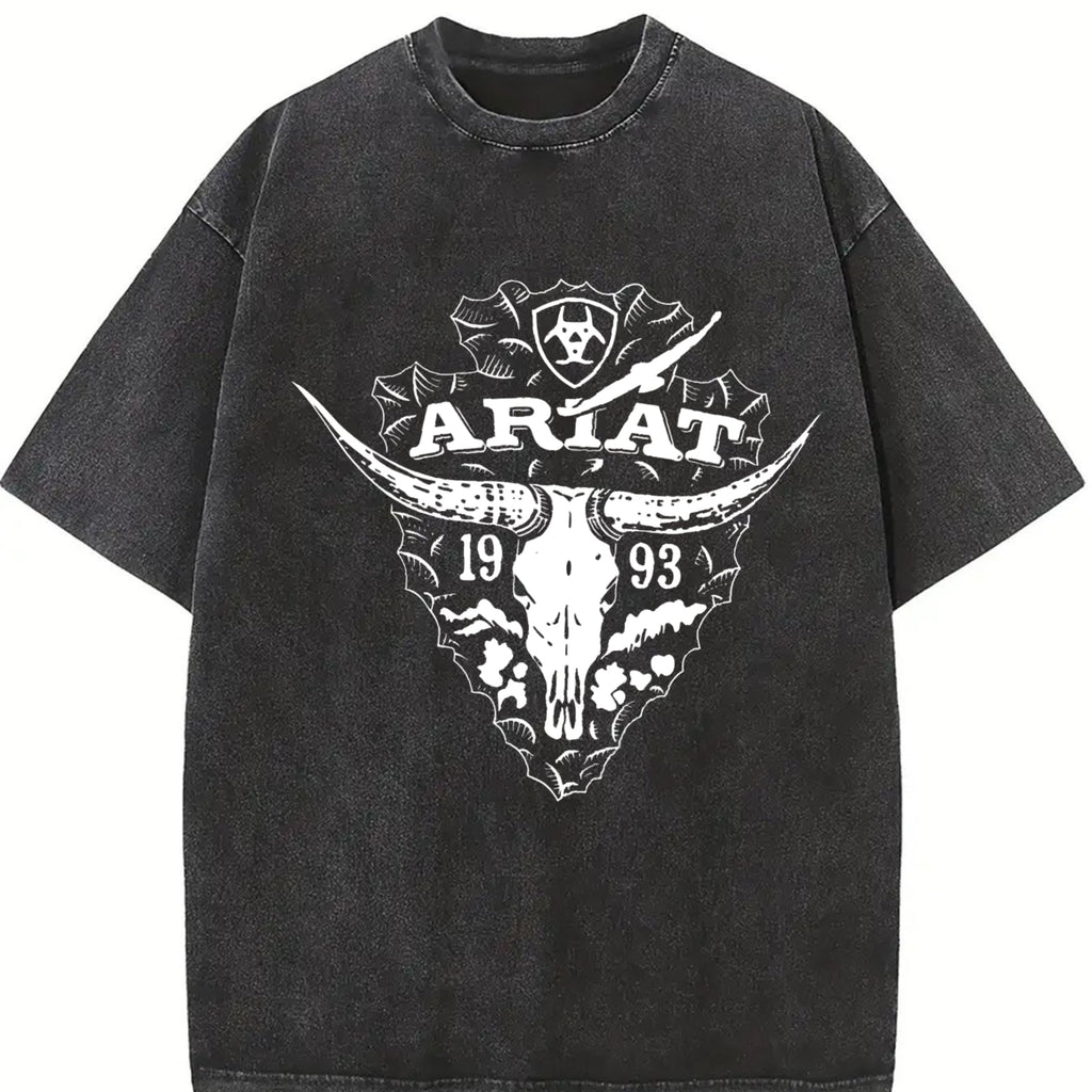 Ariat Bull Skull Vintage Washed T-Shirt product image 2
