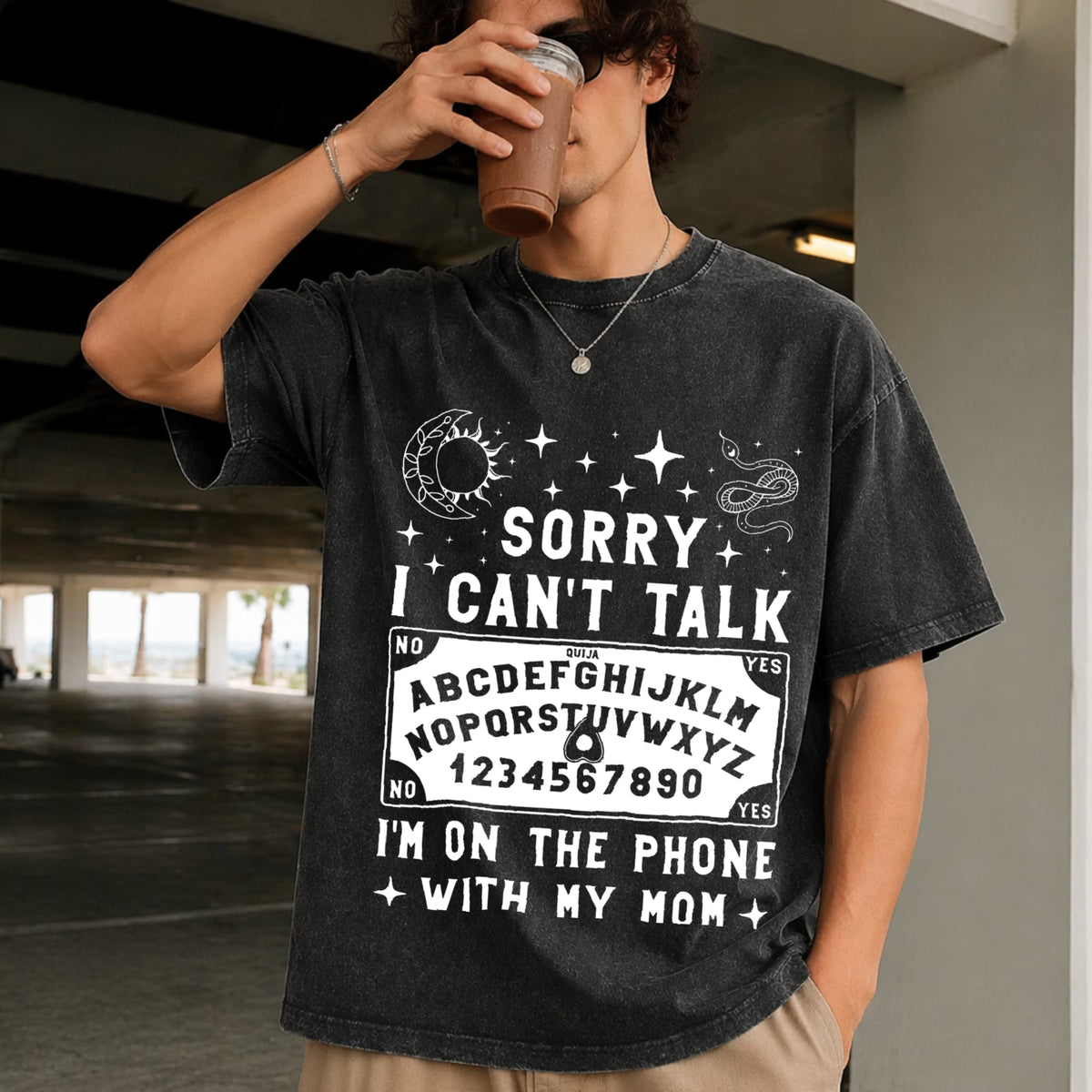 Sorry I Can't Talk I'm On The Phone With My Mom Ouija product image 9
