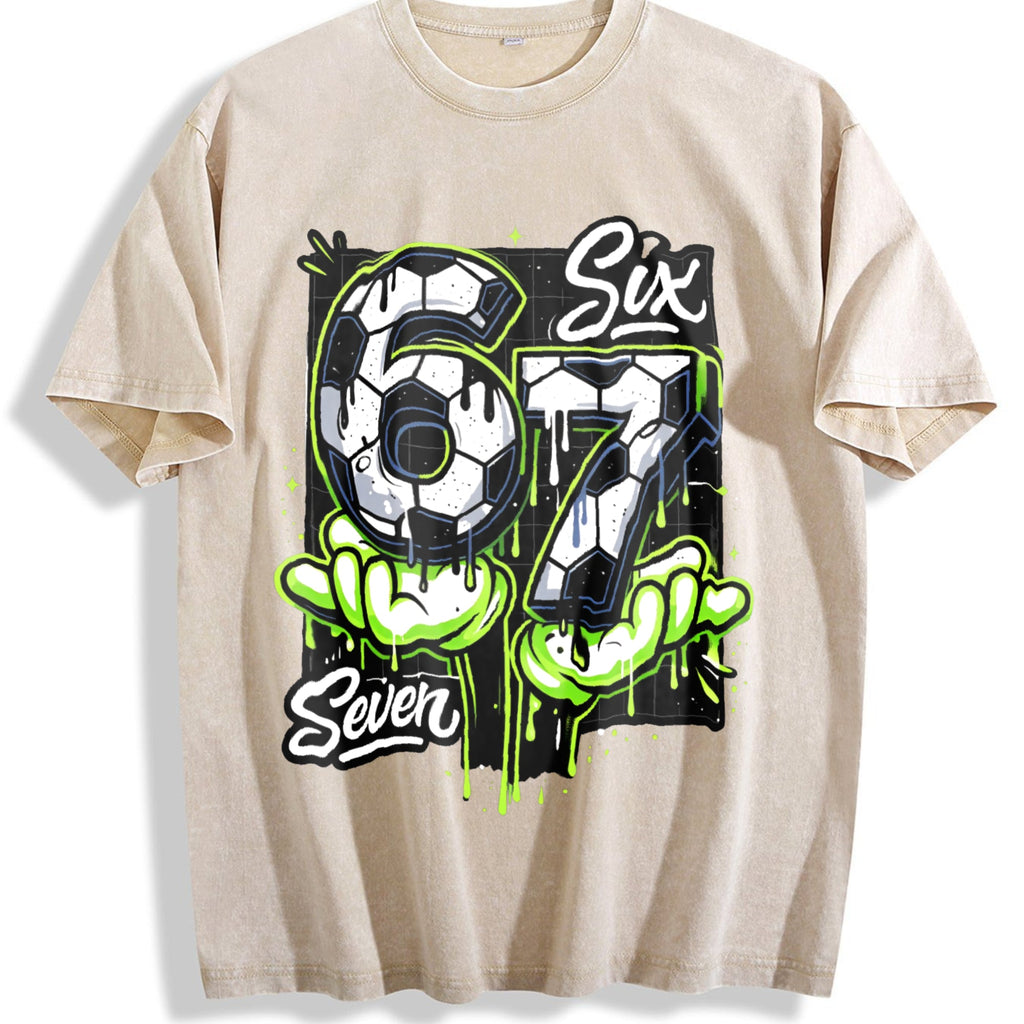 Global Soccer Fan Vintage Washed T-Shirt product image 1