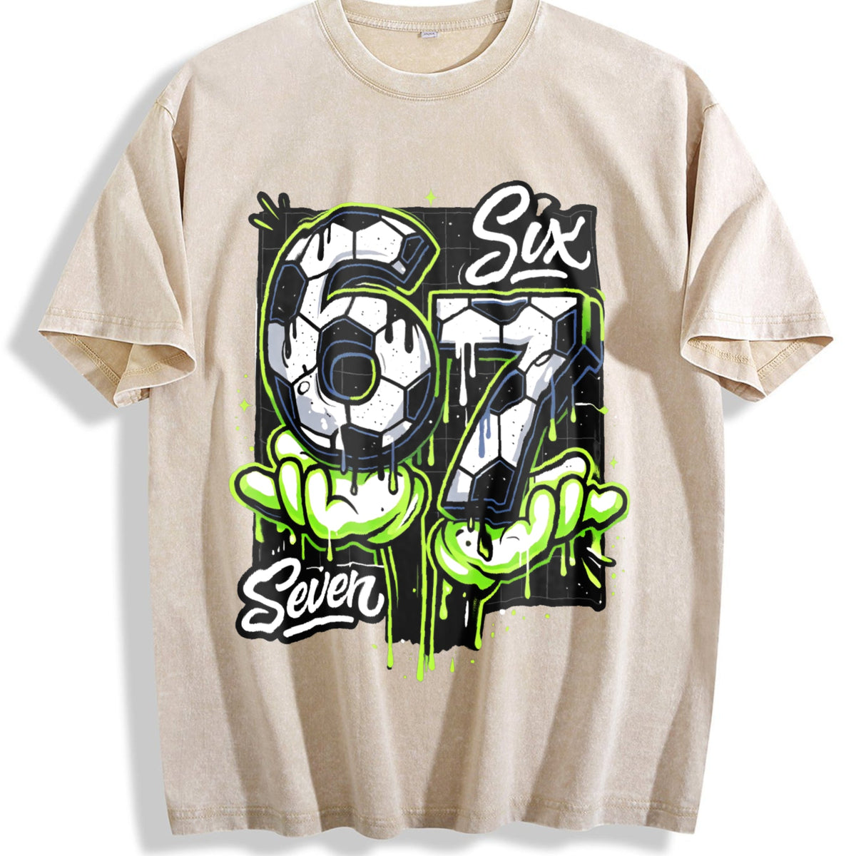 Global Soccer Fan Vintage Washed T-Shirt product image 1