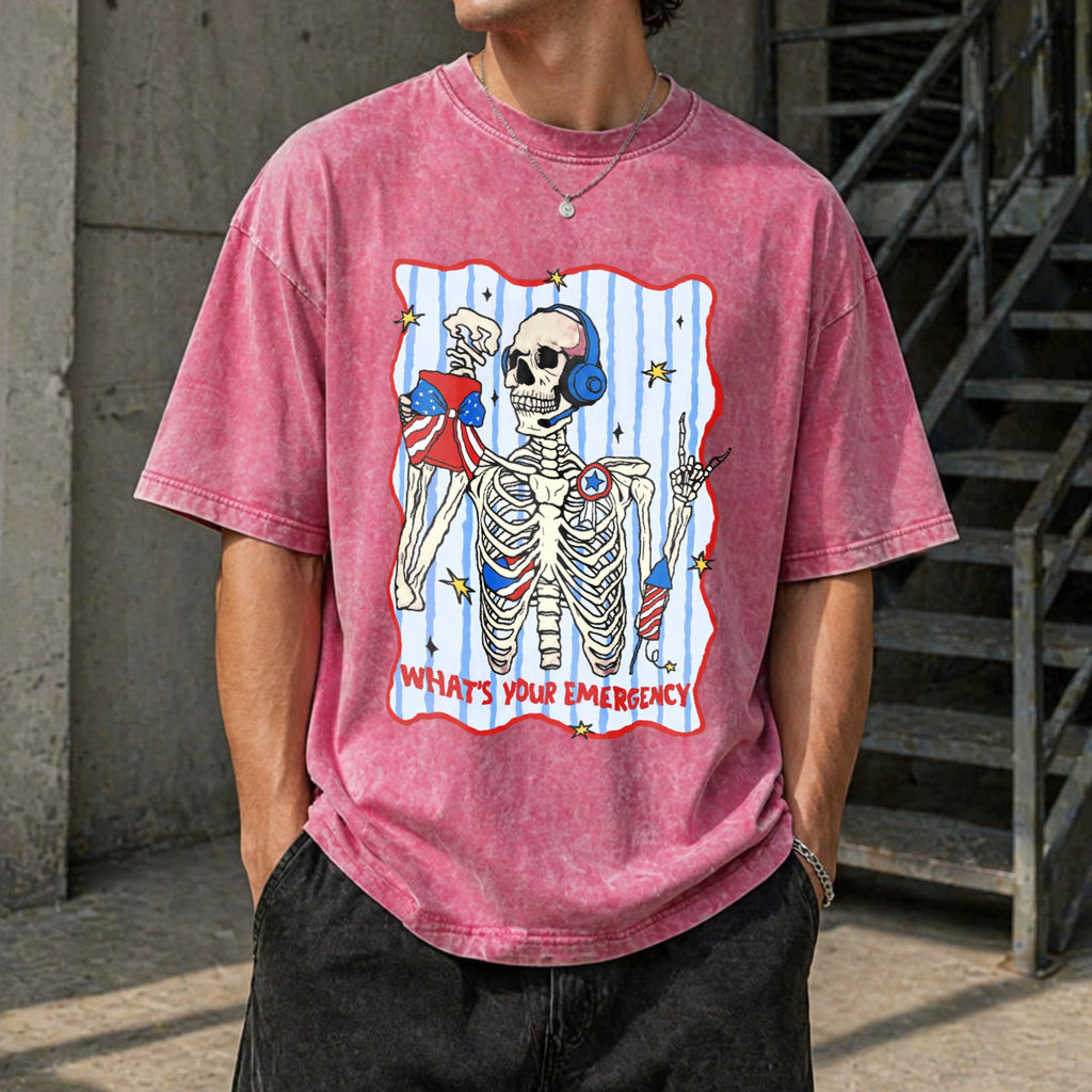 Dispatcher 4th Of July Vintage Washed T-Shirt product image 14