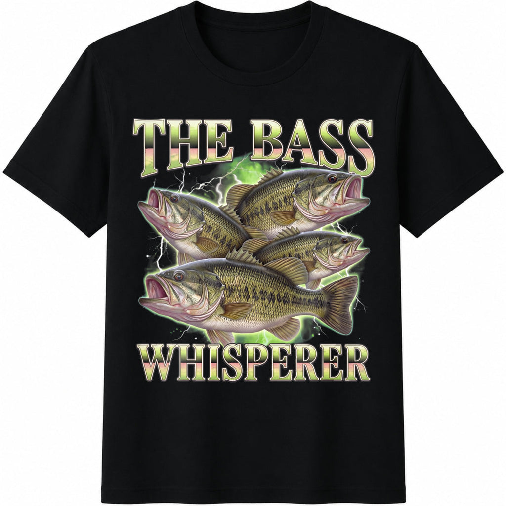 Funny Fish Fisherman Father's Day Silly Largemouth Cotton product image 1