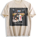 I Live Here Now Stadium Cat Vintage Washed T-Shirt product image 1