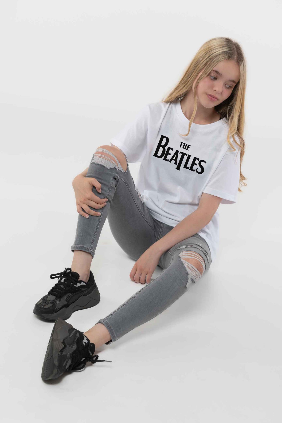 The Beatles Kids Drop T Band Logo Tee product image 5