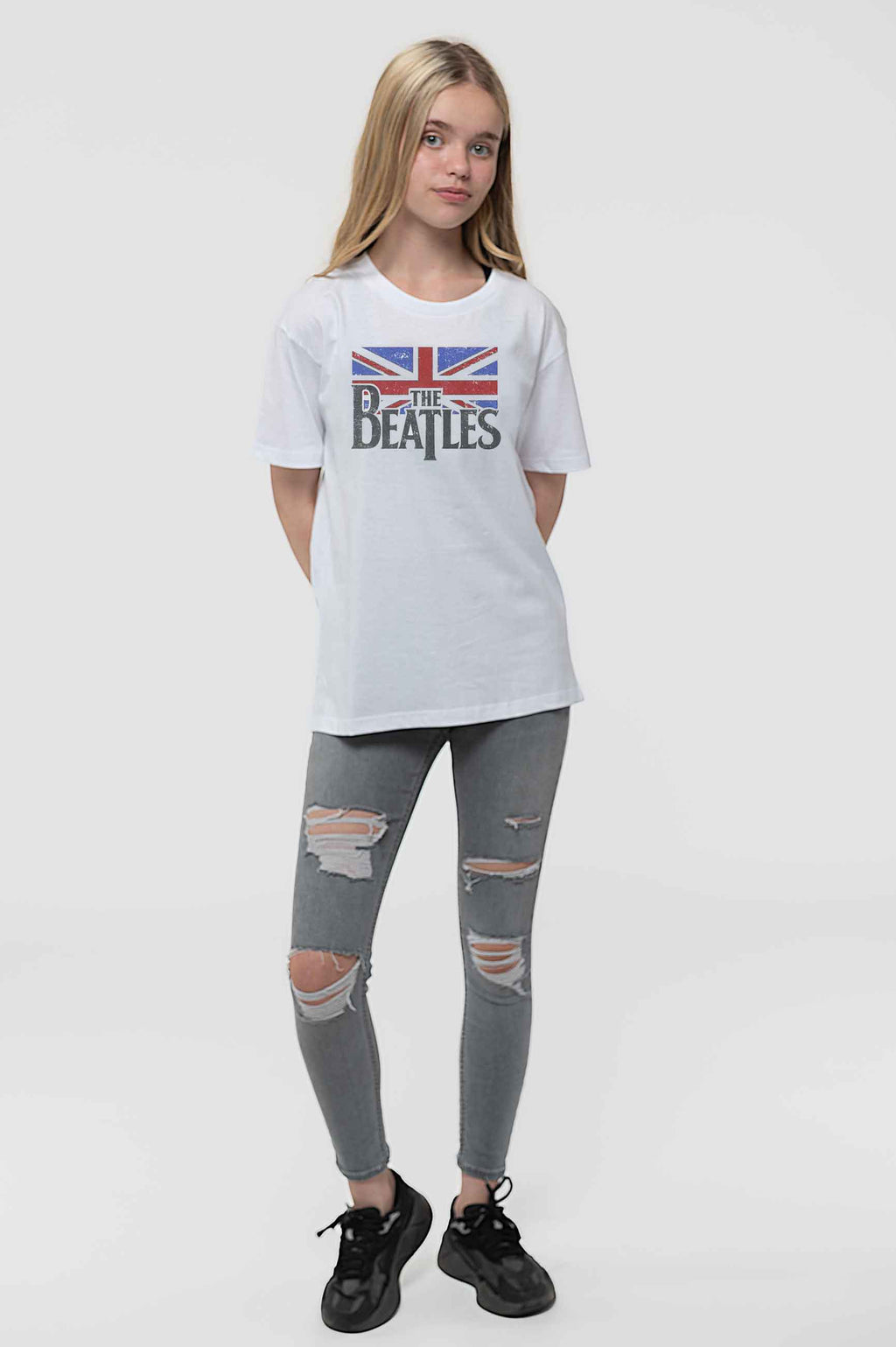 Logo & Vintage Flag Kids T Shirt product image 2